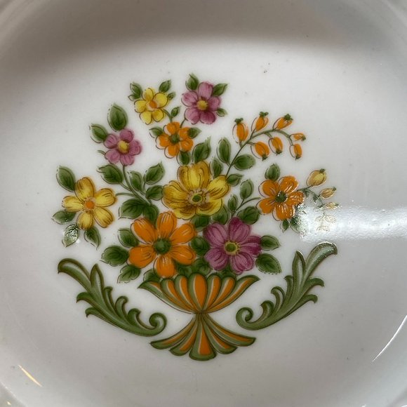 Bareuther Waldsassen Bavaria 144 Gold Metal Trimmed Flower Trinket Dish - Picture 2 of 6